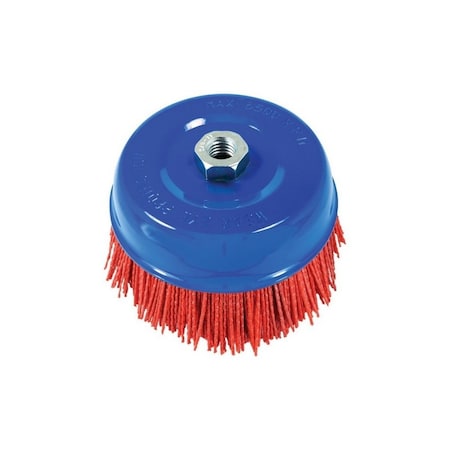 A E S Industries Nylon Filament Brush - 6in Cup 51886